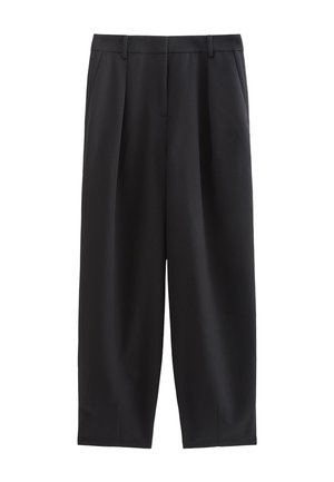 New Look, TAILORED TAPERED LEG TROUSERS - Bukser - black