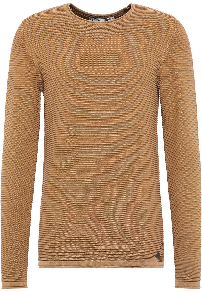Herren Strickjacken | DreiMaster DREIMASTER ABREL Strickpullover braun - GT72955 Herren Strickjacken | DreiMaster DREIMASTER ABREL Strickpullover braun - GT72955