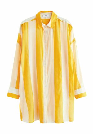 COVER-UP REGULAR FIT - Ranta-asusteet - yellow white stripe