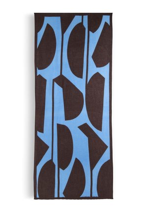 VERSATILE PLEATED NECK IN RETRO DESIGN - Sjaal - water blue
