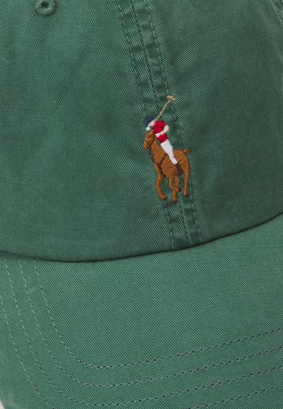 Polo Ralph Lauren STRETCH COTTON TWILL PONY BALL CAP - Naģene - washed forest