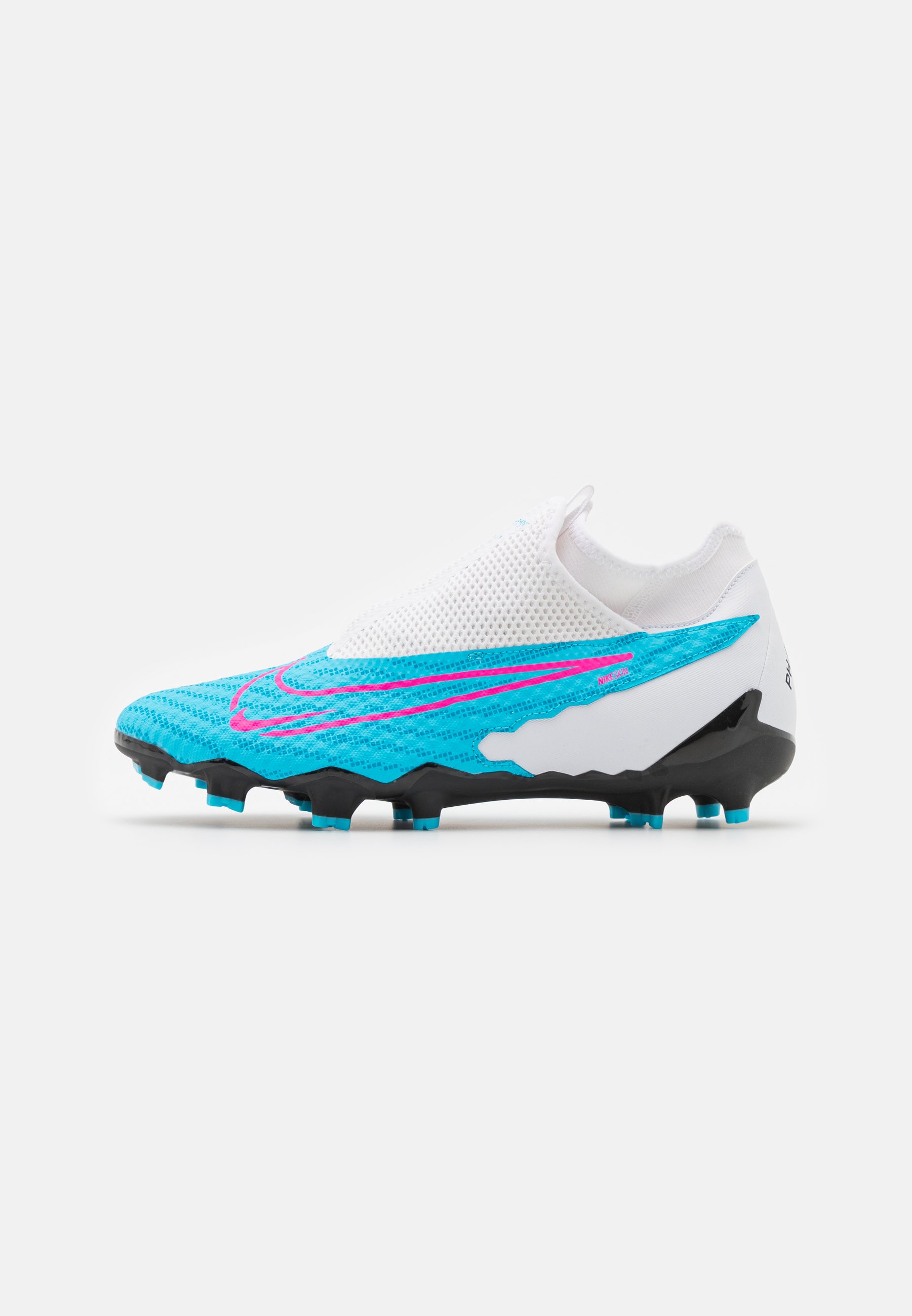 Nike Performance PHANTOM GX ACADEMY DF FG/MG de fútbol tacos - baltic blue/pink blast/white/laser - Zalando.es