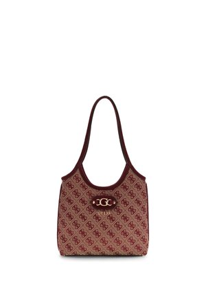 Guess, SAMANTHA LOGO MINI SHOPPER TASCHE - Bolso de mano - rot merf