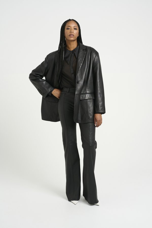 BLAKELY - Leather trousers3