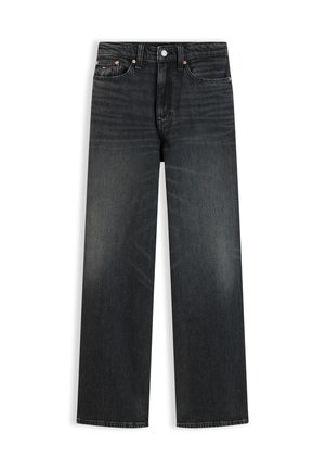 Tommy Jeans, CLAIRE HIGH RISE WIDE - Wide leg - denim black