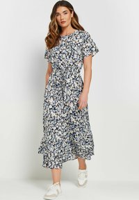 Long Tall Sally FLORAL MIDAXI - Vardagsklänning - blue