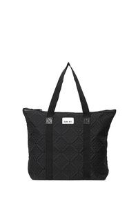LARGE FLORAL QUILT SHOPPER  - Håndtasker - black