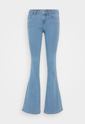 ONLY, Retro flared fit ONLHELLA Low waist - Flared Jeans - light blue denim