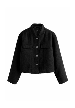 BOUCLE COLLARLESS - Übergangsjacke - black