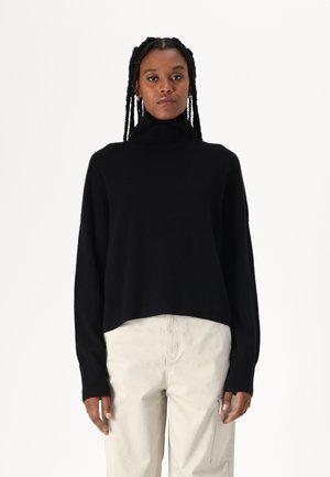 NOLA TURTLENECK - Strikkegenser - black