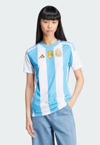 adidas Performance - ARGENTINA 24   - T-shirt print - white   blue burst Miniatuurafbeelding 1