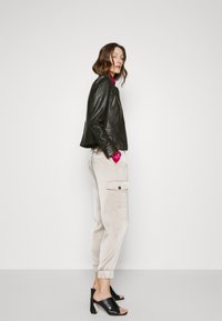 Marc Cain Leather jacket - black