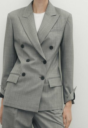 Blazer - grey denim
