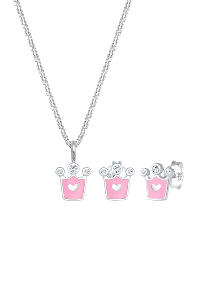 Kinder Uhren | Elli KINDER HERZ KRONE Ohrringe silber/silberfarben - HU62620 Kinder Uhren | Elli KINDER HERZ KRONE Ohrringe silber/silberfarben - HU62620