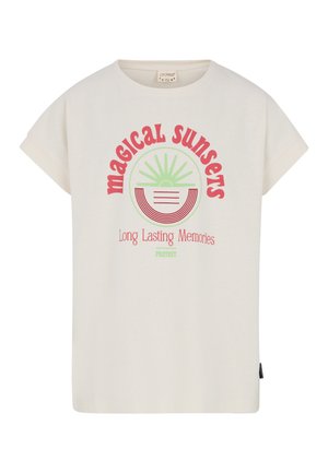 PRTBHOOMI JR - Print T-shirt - canvasoffwhite