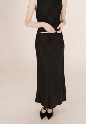 TALMAS - Jupe trapèze - noir