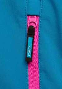 CMP KID JACKET FIX HOOD - Casaco softshell - hawaian-purple fluo