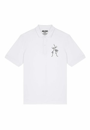 KISS EMBROIDERY  - Poloshirt - white