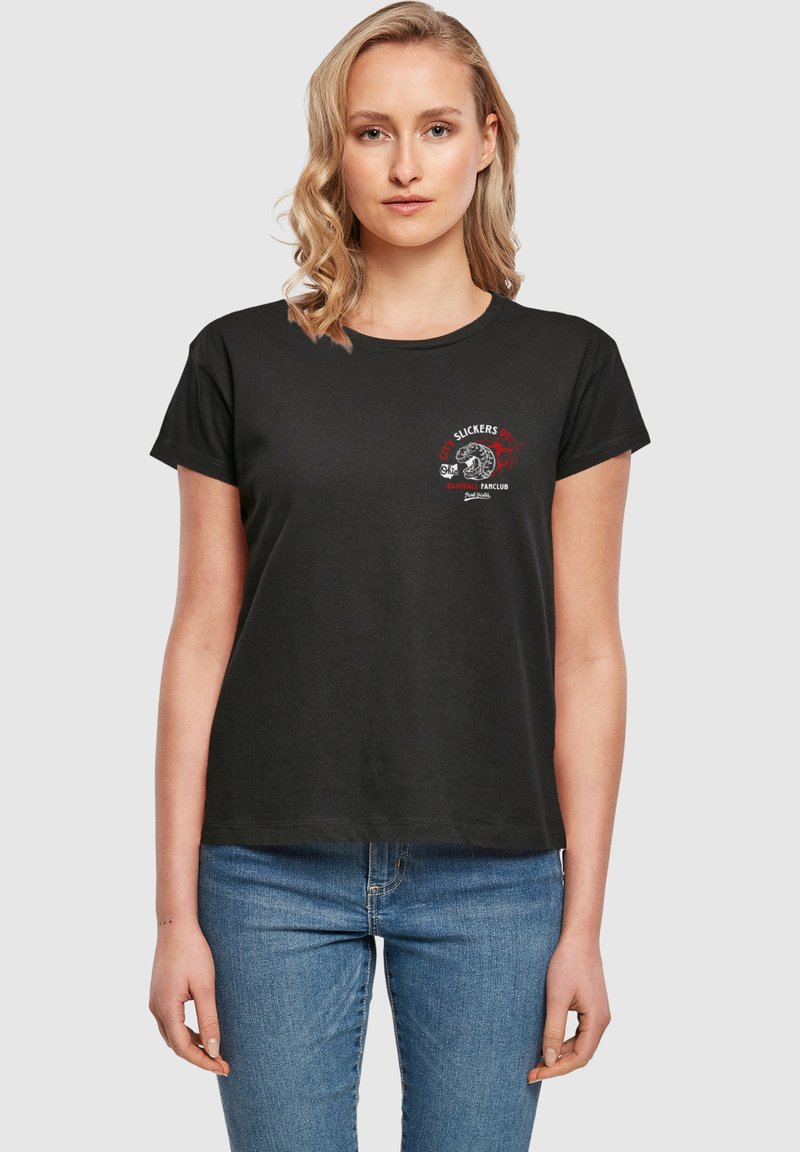 Merchcode PARK FIELDS - CITY SLICKERS BOX - T-shirts med print - black