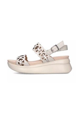 Sandalias con plataforma - off white