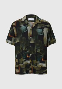 SLHRELAX-VERO SS AOP - Shirt - black aopshape