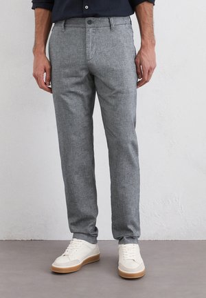 Marc O'Polo Trousers - multi  dark navy