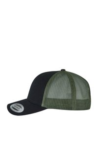Flexfit RETRO TRUCKER 2-TONE - Kapa - black loden