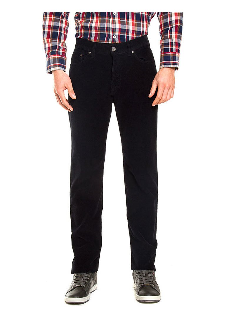 Carrera Jeans PANTALONE PER UOMO, TINTA UNITA, VELLUTO - Pantaloni - blu  scuro - Zalando.it