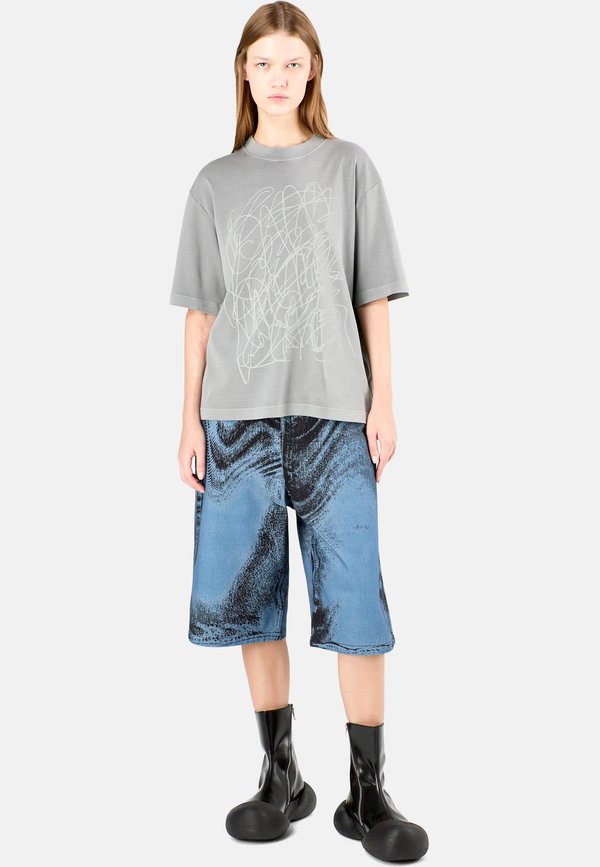 Denim shorts - marine