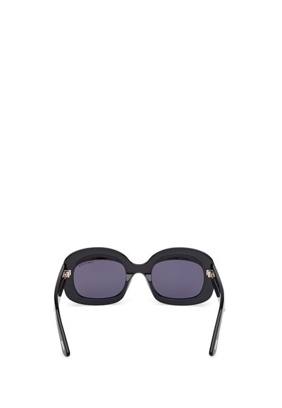 Tom Ford CARMEN - Sonnenbrille - glossy black smoke gray