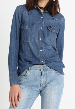 Overhemdblouse - light-blue denim
