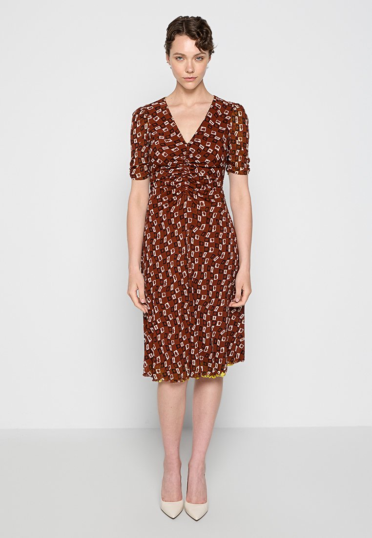 Diane von Furstenberg Jurk meerkleurig