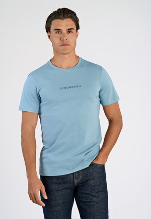 Lindbergh TEE - T-shirt basique - lt iron blue