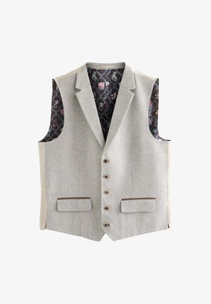Next, REGULAR FIT TRIMMED TEXTURED - Vest - neutral