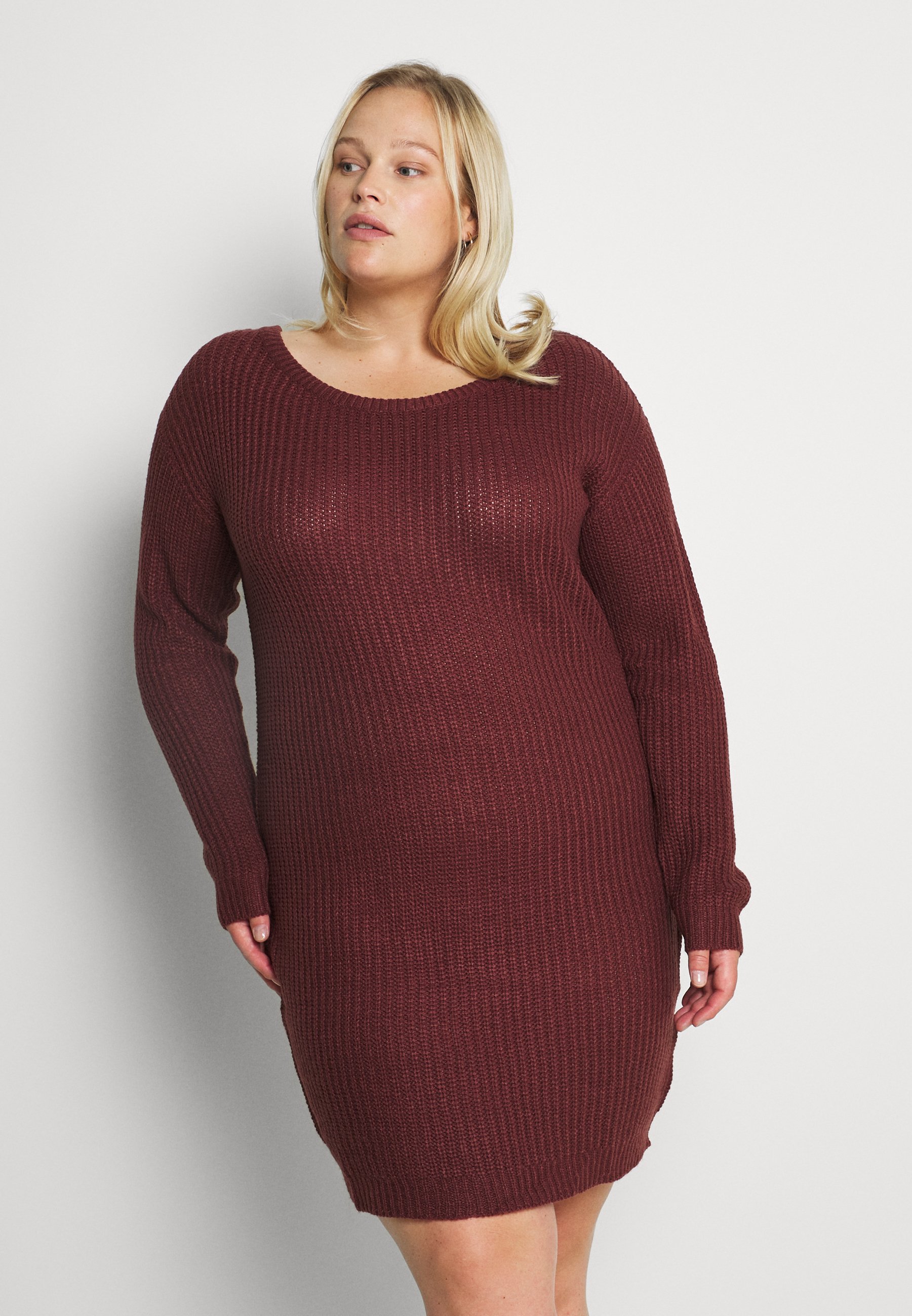 knee length jumper dress