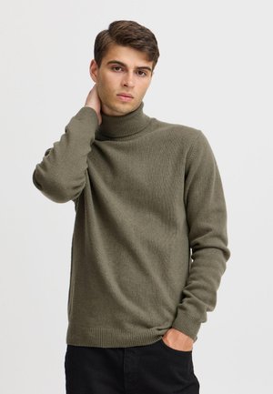Casual Friday KARL ROLL NECK BOUNTY - Pullover - olivine melange