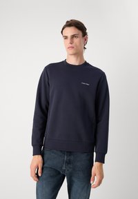 Calvin Klein MICRO LOGO REPREVE - Felpa - night sky