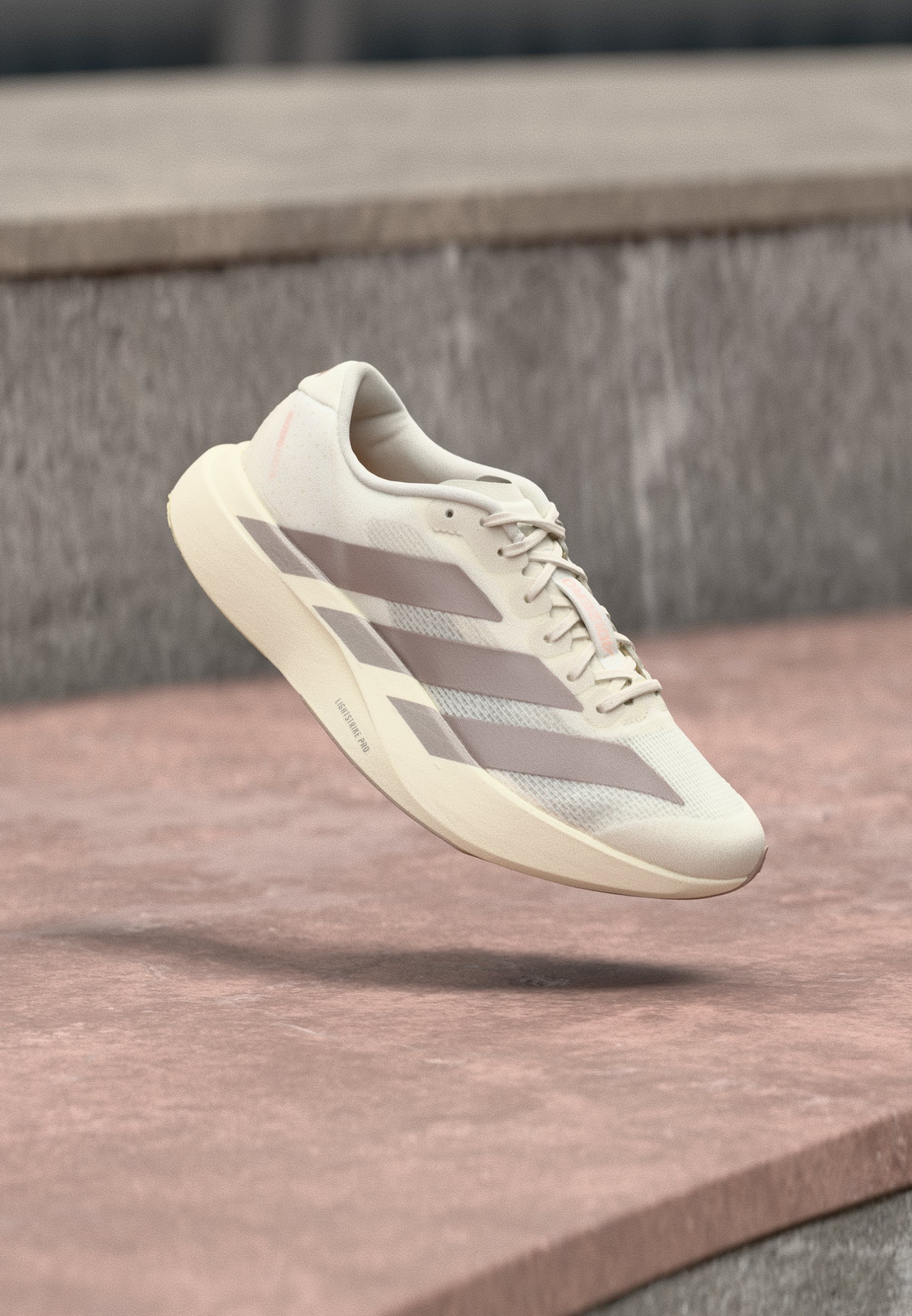 adidas Taupe Sneakers with Silver Stripes Adidas Superstar II WMNS Stone Khaki / Silver Metallic - Jul  main image 3