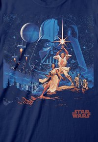 Henry Tiger STAR WARS NEW HOPE VINTAGE POSTER - Camiseta estampada - navy blue