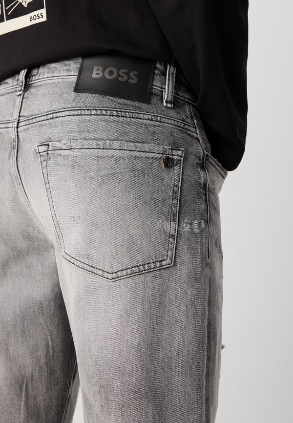 MAINE - Straight leg jeans - charcoal4