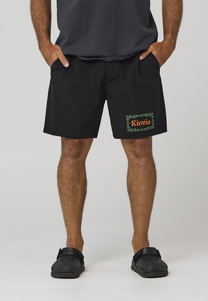 Rivvia Projects DAILY RIDE WALLFLOWER SHORT - Calções - black