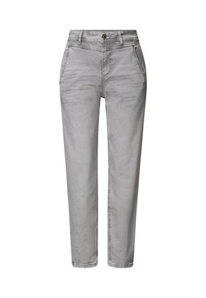 Street One, HIGH-WAIST BARREL LEG JEANS IN A LOOSE FIT - Zúžené džíny - light grey random