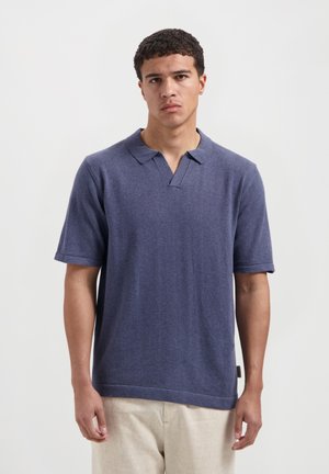 Poloshirt - blue melange
