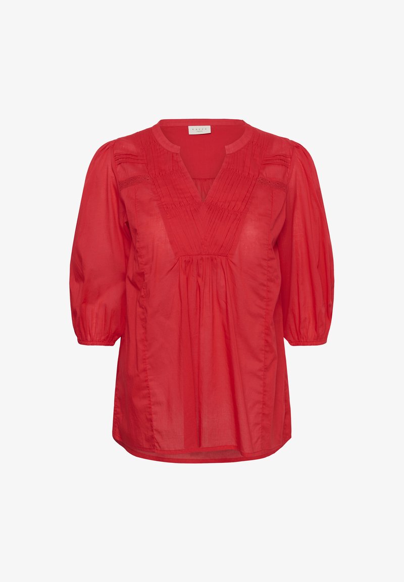 Kaffe Curve KCKARLIA - Blus - true red/röd - Zalando.se