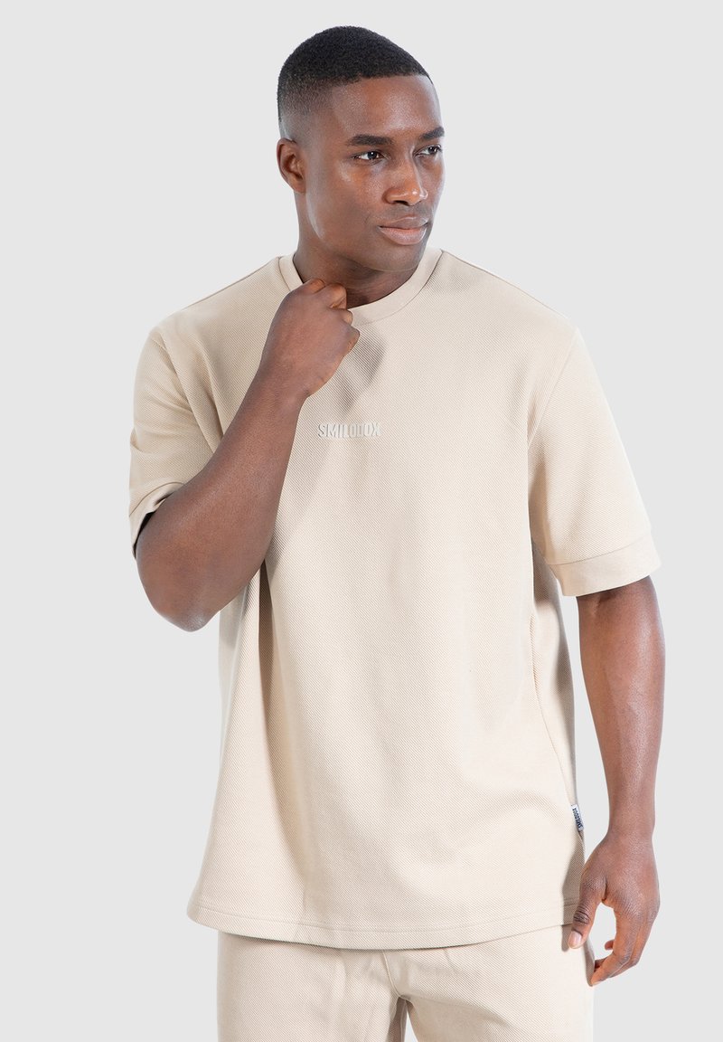Smilodox OSKAR - Jednoduché tričko - creme