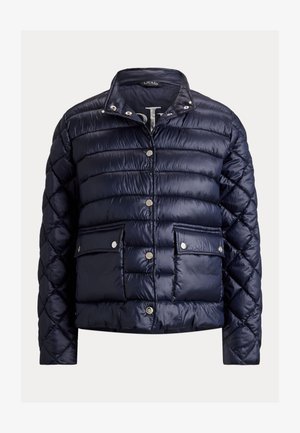 Lauren Ralph Lauren, QUILTED MOCKNECK PUFFER JACKET - Χειμωνιάτικο μπουφάν - dark navy