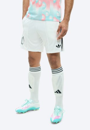 adidas Performance BELGIUM 26 AWAY REPLICA SHORTS - Rahvuslike meeskondade riided - white/black