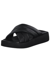 Sandales Corso Como En Cuir Noir, Taille US 7 Femme, à Glissière - Neuf Sans Boîte