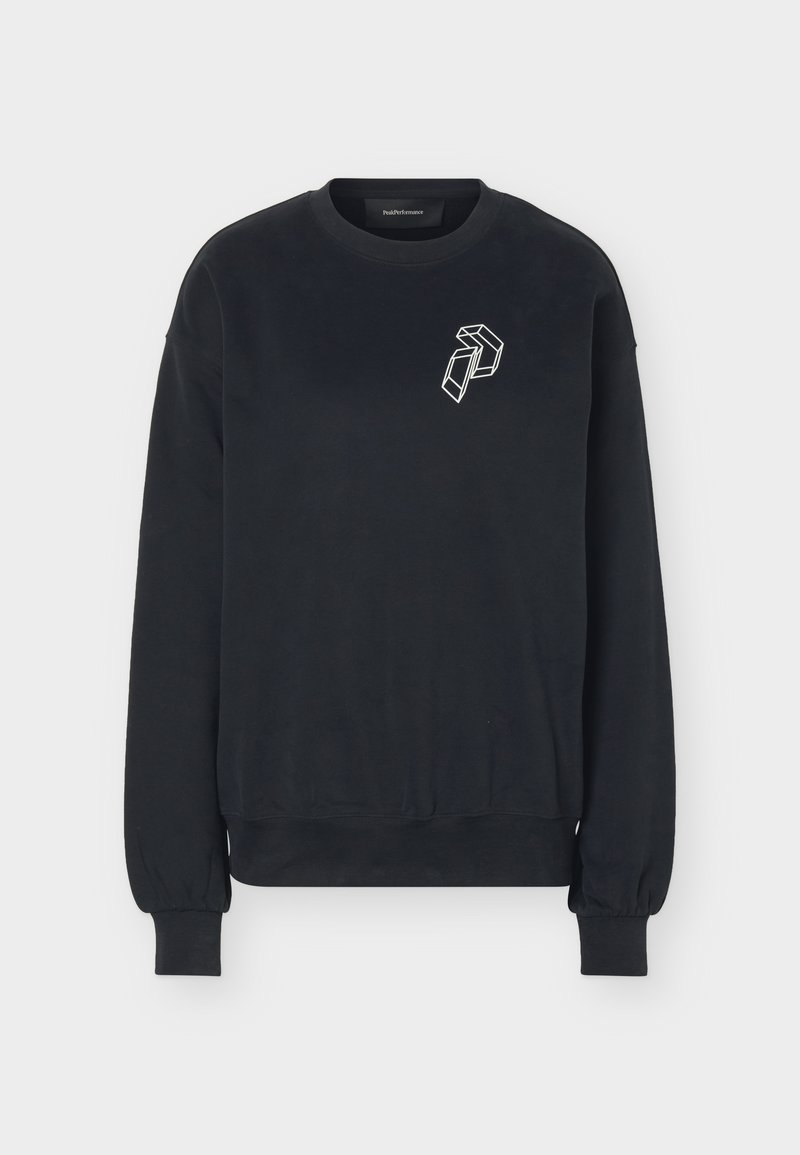 Peak Performance GRAPHIC CREW - Sweatshirt - black - Zalando
