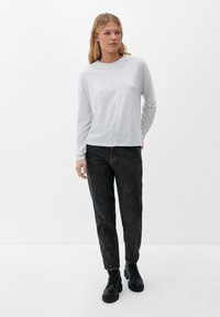 s.Oliver LONGSLEEVE GLITZEREFFEKT - Bluzka z długim rękawem